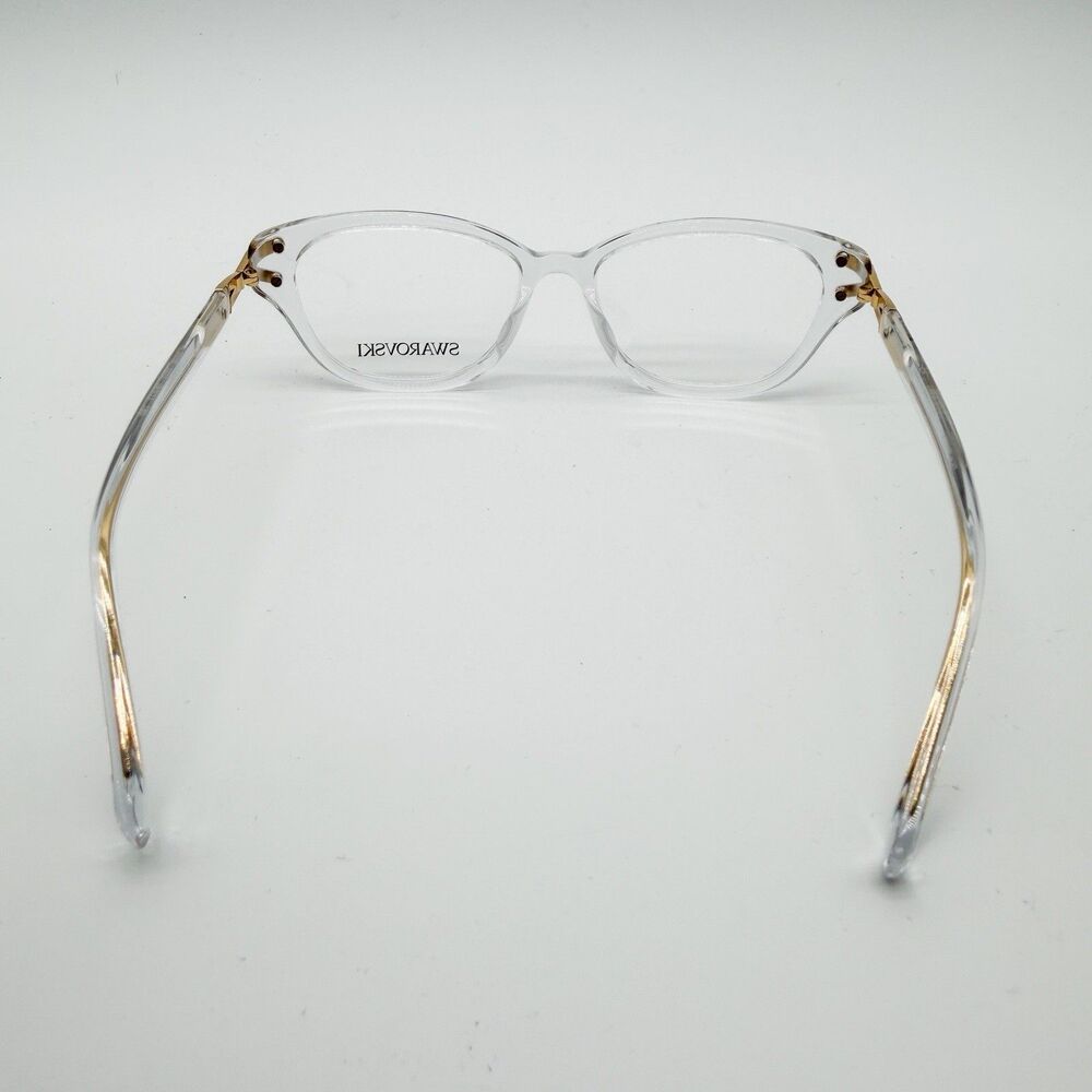 Swarovski SK2032 Eyeglasses Frames Transparent Crystal Demo Lenses 54mm NEW - Picture 9 of 16